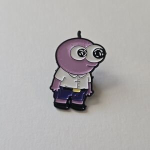 Pim Smiling Friends Cartoon Character Enamel Pin